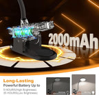 Rechargeable Clip on Light for Bed, 97 LED Cordless Reading Lamp - Image 6