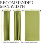 NICETOWN Green Curtains Blackout Drape Panels - Image 7