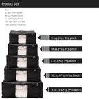 Comforter Storage Bags Pack of 2, Pillow Beddings/Blanket Clothes Organizer - Image 6