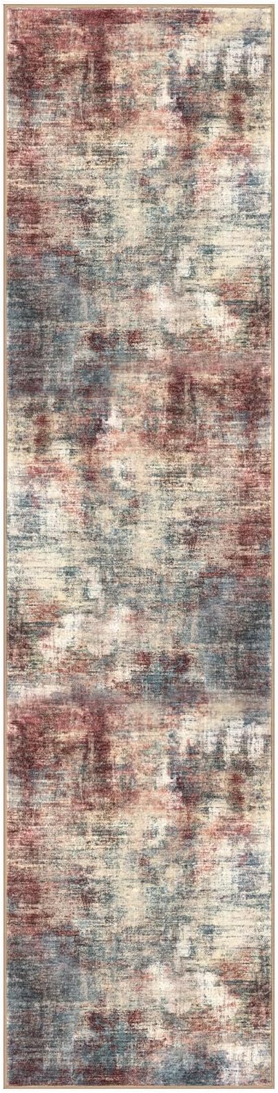 Abstract Runner Rug 3x12 Ft Washable Runners - Image 9