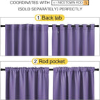 NICETOWN Vertical Blinds Window Curtain Panels - Image 3