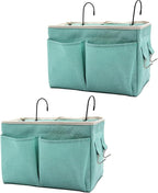2-Pack Bedside Caddy Bedside Hanging Storage Basket Multi-Function Organizer by Someteth