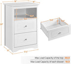 Yaheetech Tall Nightstands Set of 2 - Image 3