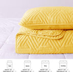 Whale Flotilla Soft Geometric Twin Quilt Set - Image 5