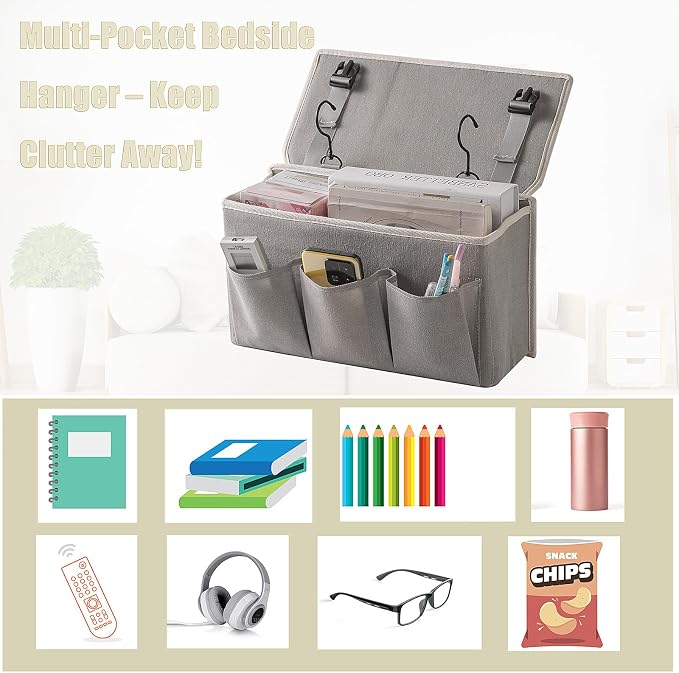 Bedside Caddies, Bedside Storage Organizer - Image 6