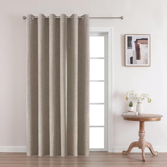 Joydeco Modern Linen Blackout Curtains, 1 Panel by JOYDECO