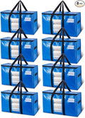 TAILI 8 Pack Blue Extra Large Moving Bags, Storage Bags by TAILI