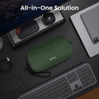 tomtoc Electronics Organizer Travel Case Performance, Cable Tech Pouch | Water - Image 3