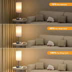 Grey Nightstand Bedroom Lamp - Image 5