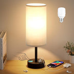 Dicoool Bedside Table Lamp for Bedroom - Image 7