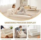 Convertible Folding Sofa Bed Single Size - Image 8