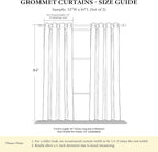 NICETOWN Grey Blackout Striped Pattern Curtains - Image 7