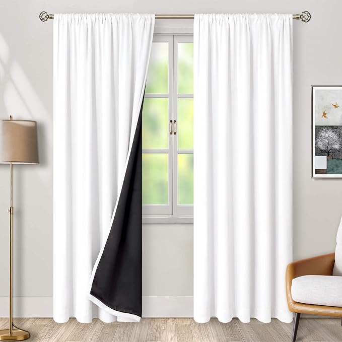 BGment 100% Blackout 80 Inch Curtains - Image 2