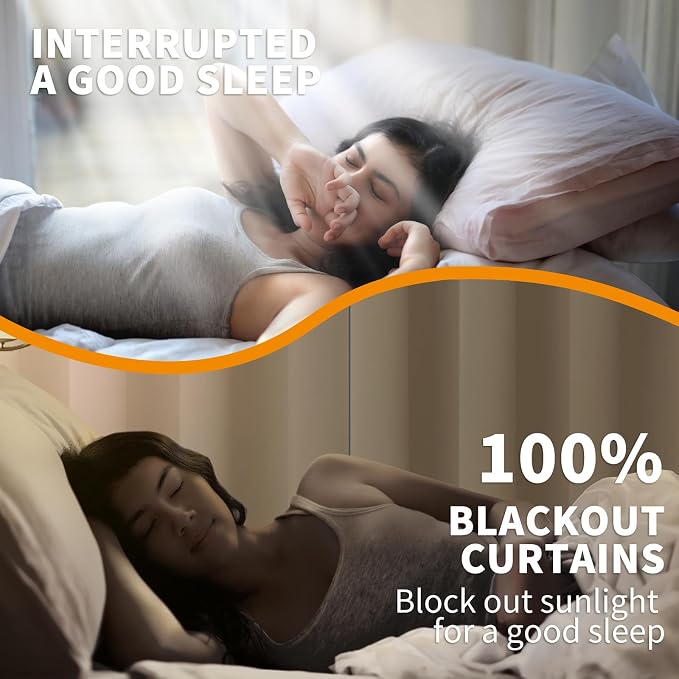 YoungsTex 100% Blackout Curtains - Image 2