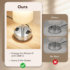 MOICO Bedside Table Lamp for Bedroom, 3-Way Dimmable Nightstand Lamp - Image 3
