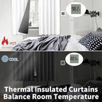 BGment Pure White 100% Blackout Curtains 63 Inches Long - Image 6