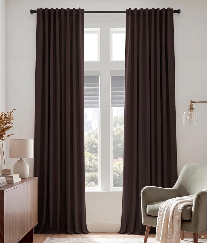 PONY DANCE 102 inch Long Curtains 2 Panels Set by PONYDANCE