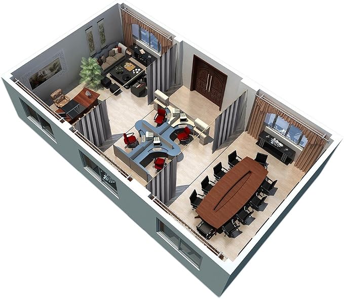 RYB HOME Gray Blackout Room Divider Curtain Large Wall Panel | Heavy Duty - Image 8