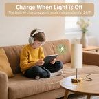 Table Lamp for Bedroom, High-Sensitivity Touch, AC Outlet, USB A+C | 3-Level - Image 7