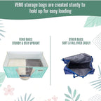 VENO Moving Bags, Wide Open Top, 8 Pack | Moving boxes Alternative, Heavy Duty - Image 6
