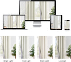 XWZO 100% Blackout Window Curtains - Image 8