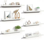 upsimples Floating Shelves for Wall Decor and Storage, Nursery Room, Coffee Bar by upsimples