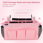 Surblue Bedside Organizer with Hook Caddy Hanging Storage Bag with Adjustable - Image 4