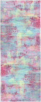 Abstract Runner Rug 2x5 Ft Washable Runners - Image 9