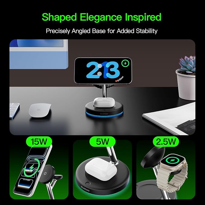 3 in 1 MagSafe Wireless Charger Stand - Image 7