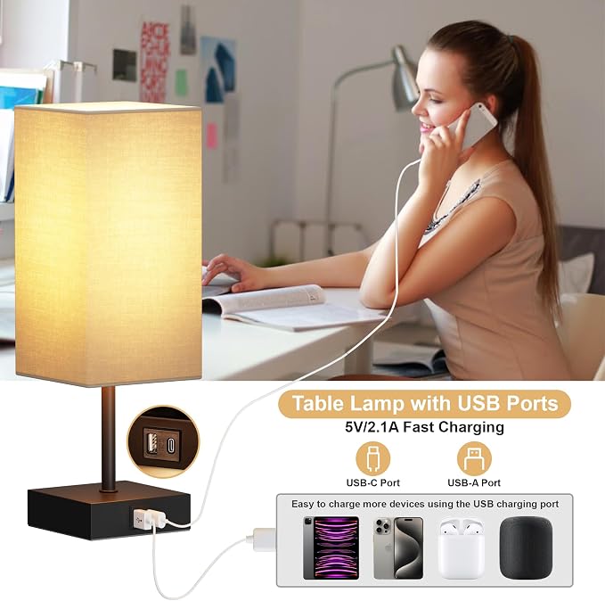 Bedside Table Lamp for Bedroom - Image 3