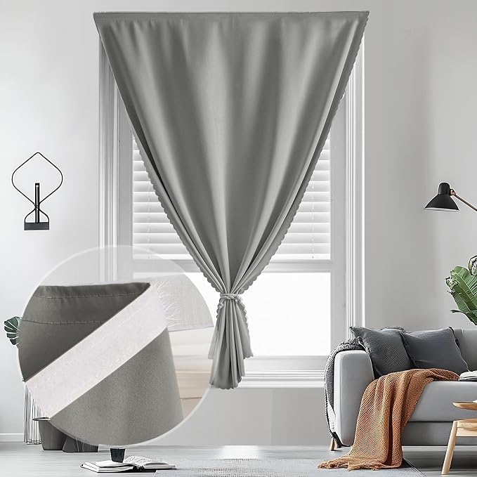 Self Adhesive Curtains, No Drilling Curtains, Easy Installation - Image 8