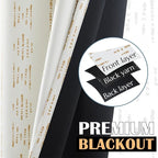 jinchan 95% Blackout Boho Curtains 84 Inch Longes - Image 4