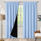 BGment 100% Blackout 80 Inch Curtains - Image 2