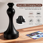 Touch Lamps for Nightstand, 3 Way Dimmable Bedside Lamps - Image 4