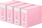 StorageTastic 4 Pack Bed Sheet Closet Organizers and Storage, Sturdy Foldable by StorageTastic