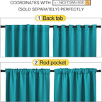 NICETOWN Blackout Curtain Panels Window Draperies - Image 3