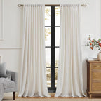 PRIMROSE Cream Ivory Curtains 120 inch - Image 3