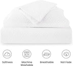 Love's cabin Twin Quilt Set White Bedspreads - Image 7