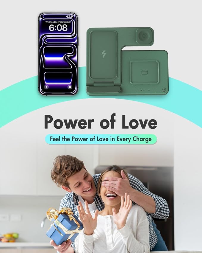GETPALS Wireless Charger iPhone Charging Station - Image 9