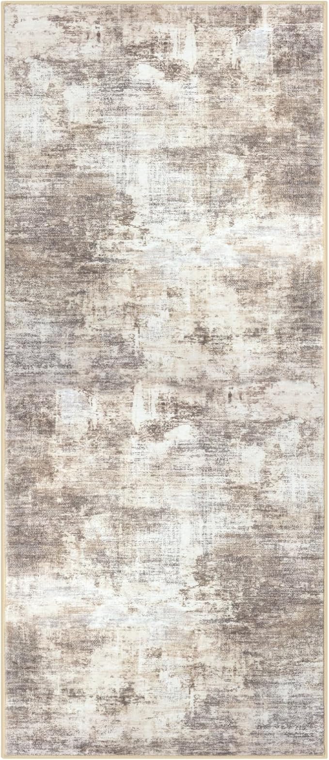 Abstract Runner Rug 3x7 Ft Washable Runners - Image 9
