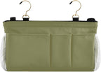 Olive Color Bedside Caddy Storage Bag Bedside Organizer - Image 2