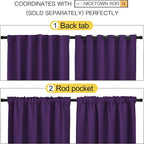 NICETOWN Kitchen Blackout Draperies Curtains - Image 4