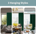 BGment 100% Thermal Insulated Blackout Curtains 84 Inches Long - Image 3