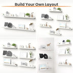 upsimples Floating Shelves for Wall Decor and Storage, Nursery Room, Coffee Bar - Image 4