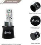 Small Black Wood Remote Control Holder, Organizer - Image 4