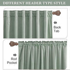 RYB HOME Auqa Velvet Curtains 84 inches - Image 2