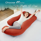 Cooling Pregnancy Pillows for Sleeping, Down Alternative, Removable Cover - Image 5