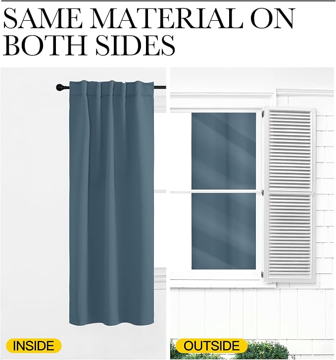 NICETOWN Blackout Curtains Window Drapes - Image 6