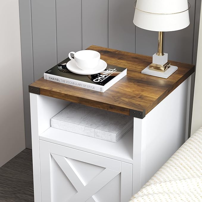 Farmhouse End Table, Nightstand - Image 7
