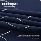 Deconovo Curtains for Living Room, Pattern Blackout Curtains 108 Inch Long | - Image 8
